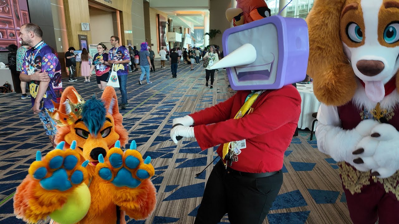 ITS FURRY TV TIME! Fursuits at Megaplex 2025