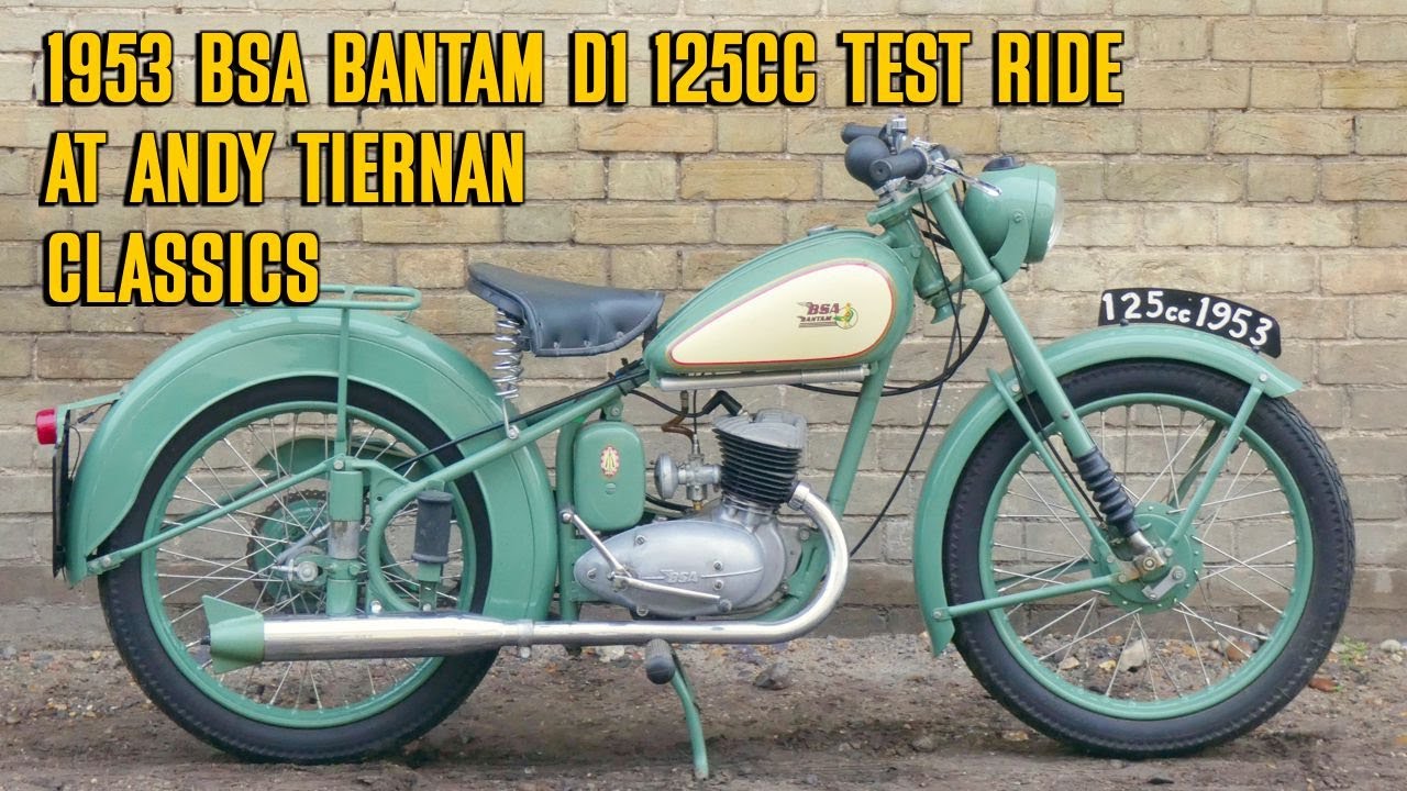 1953 BSA Bantam D1 125cc на соревнованиях Andy Tiernan Classics #09337BSA