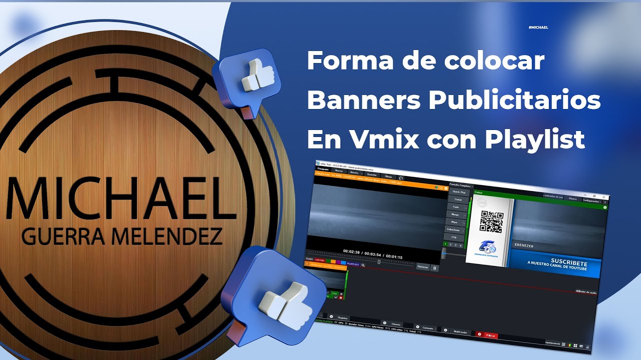 Insertar Banners Publicitarios en Vmix con Playlist