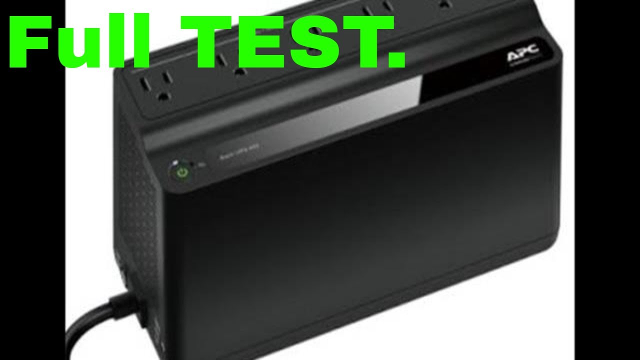 Unboxing, Setup, Testing APC UPS 450VA Battery Backup Surge Protector, BN450M Battery Power Supply