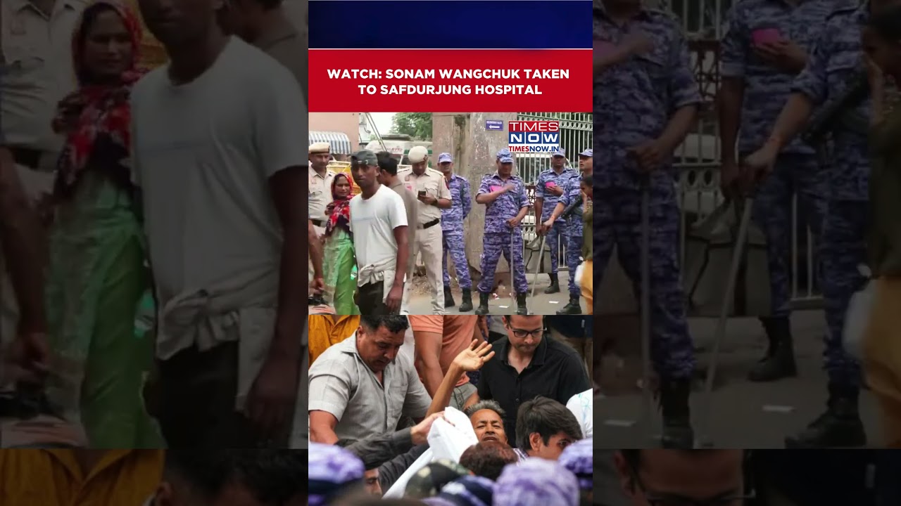 CJP Protest: First Visuals From Safdarjung Hospital After Sonam Wangchuk Shifted By Delhi Police