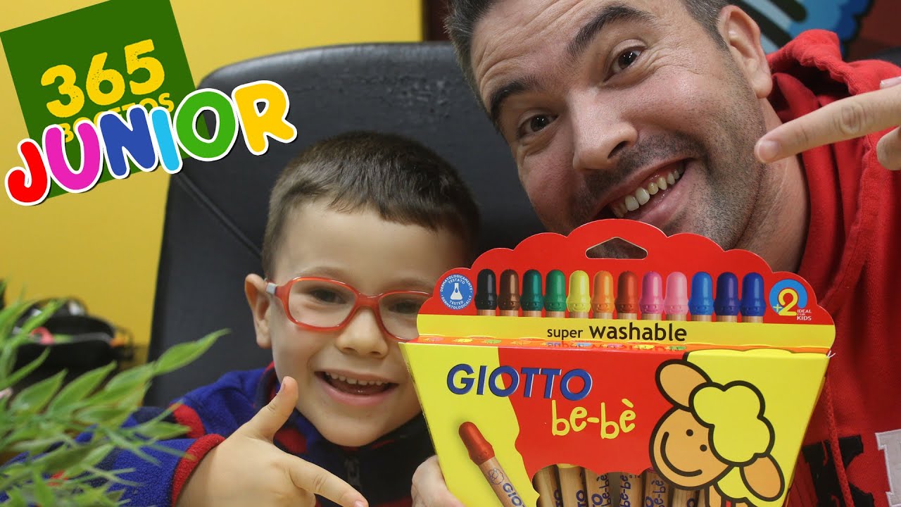 APRENDER A DIBUJAR CON GIOTTO BE-BÉ: Como dibujar con niños paso a paso