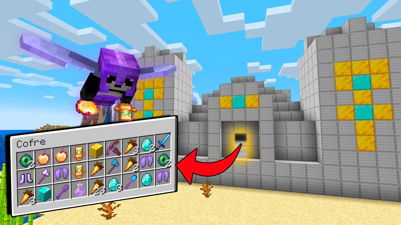 MINECRAFT pero las ESTRUCTURAS son OP
