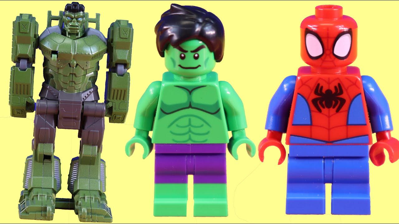 Hulk Family ! Spidey Fixes Hulk Robot - Batman & Robin Rescue Mission - Just4fun290 Plays