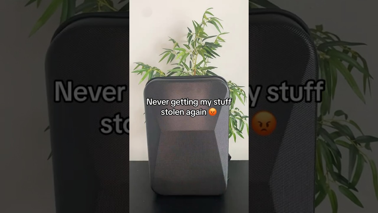 Never getting robbed again 😊🙏 #fingerprint_lock #travel #fingerprint #backpack