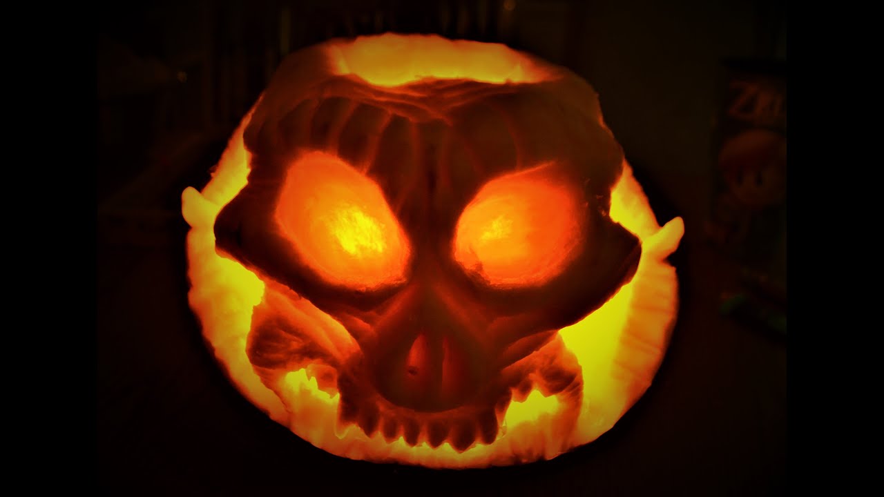 Calavera de calabaza - Skull pumpkin