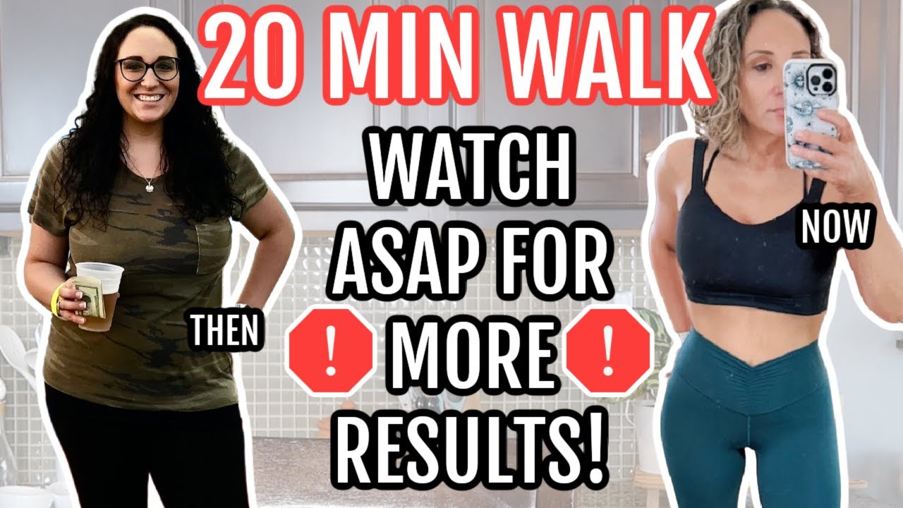 20 MIN WALK AWAY THE LBS & THE BEST MOTIVATIONAL TALK I'VE EVER RECORDED!