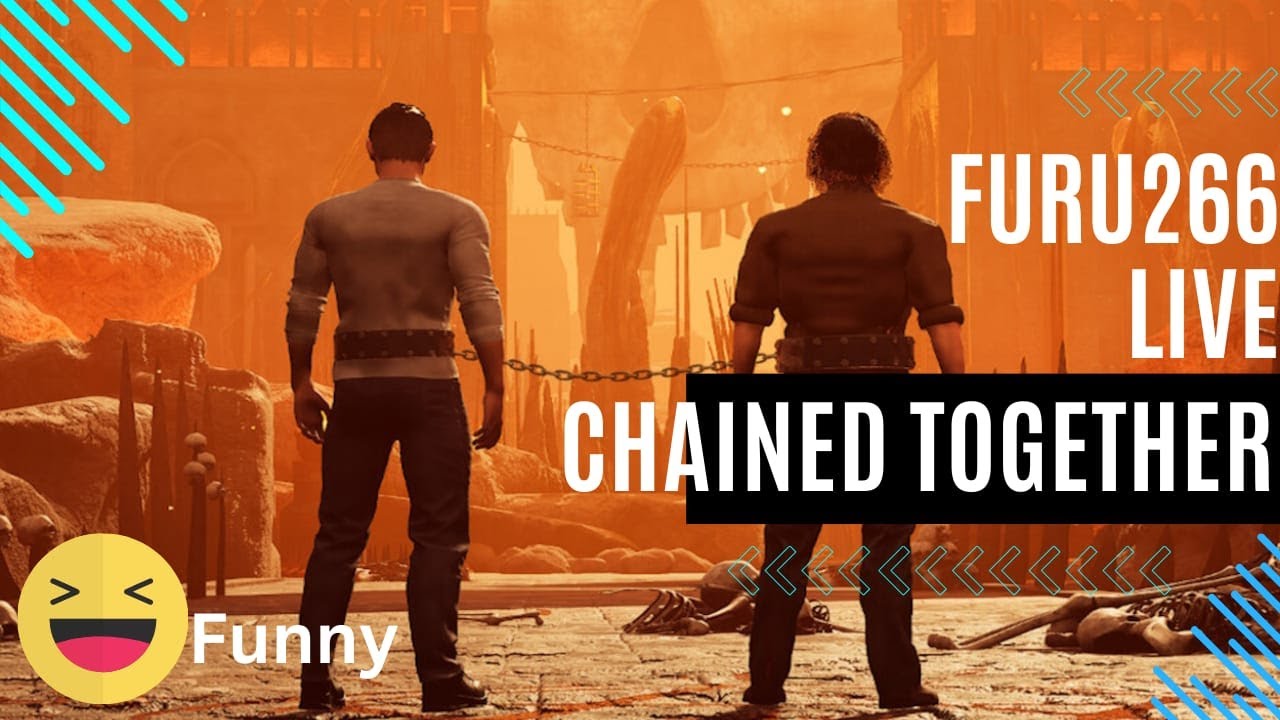 Chained Together Split Screen: Hilarious Teamwork and Epic Fails Live with My Roommate!