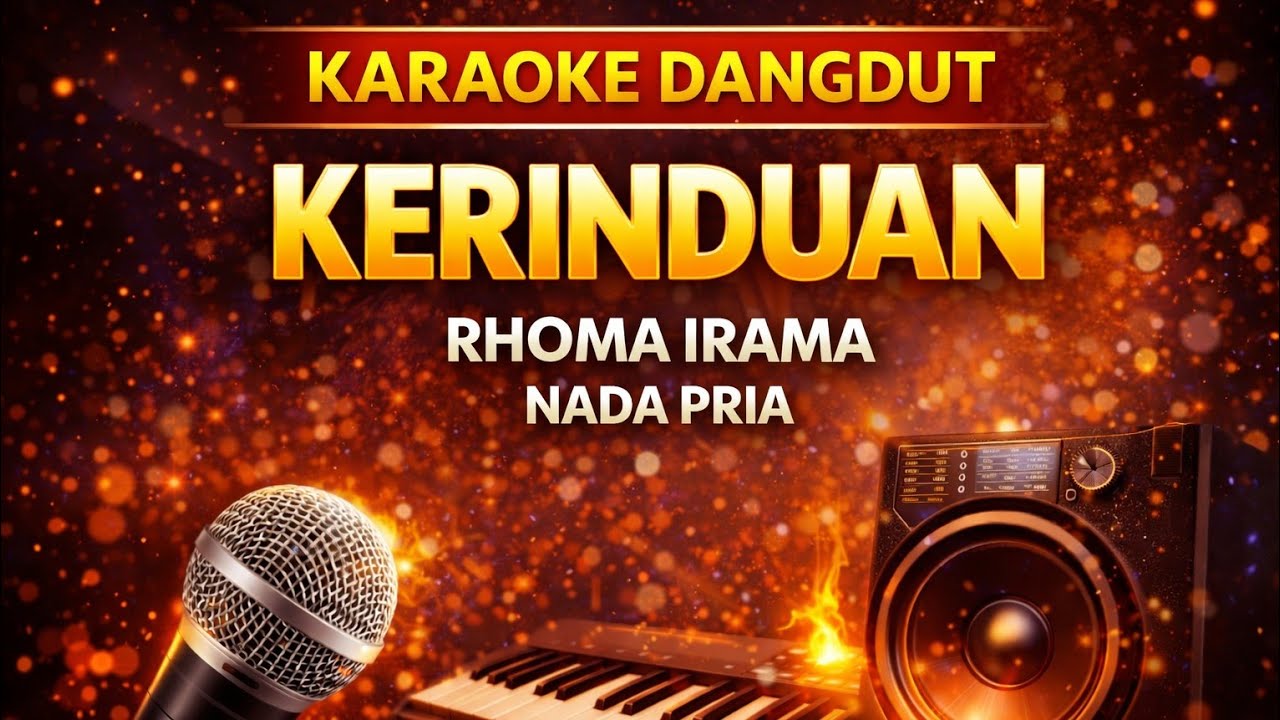 Kerinduan – Karaoke Dangdut | Orgen Android | Nada Pria