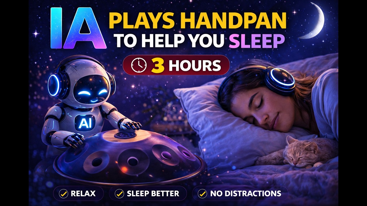 Handpan 528 Hz Sleep Music – 3 Hours for Deep Sleep & Relaxation