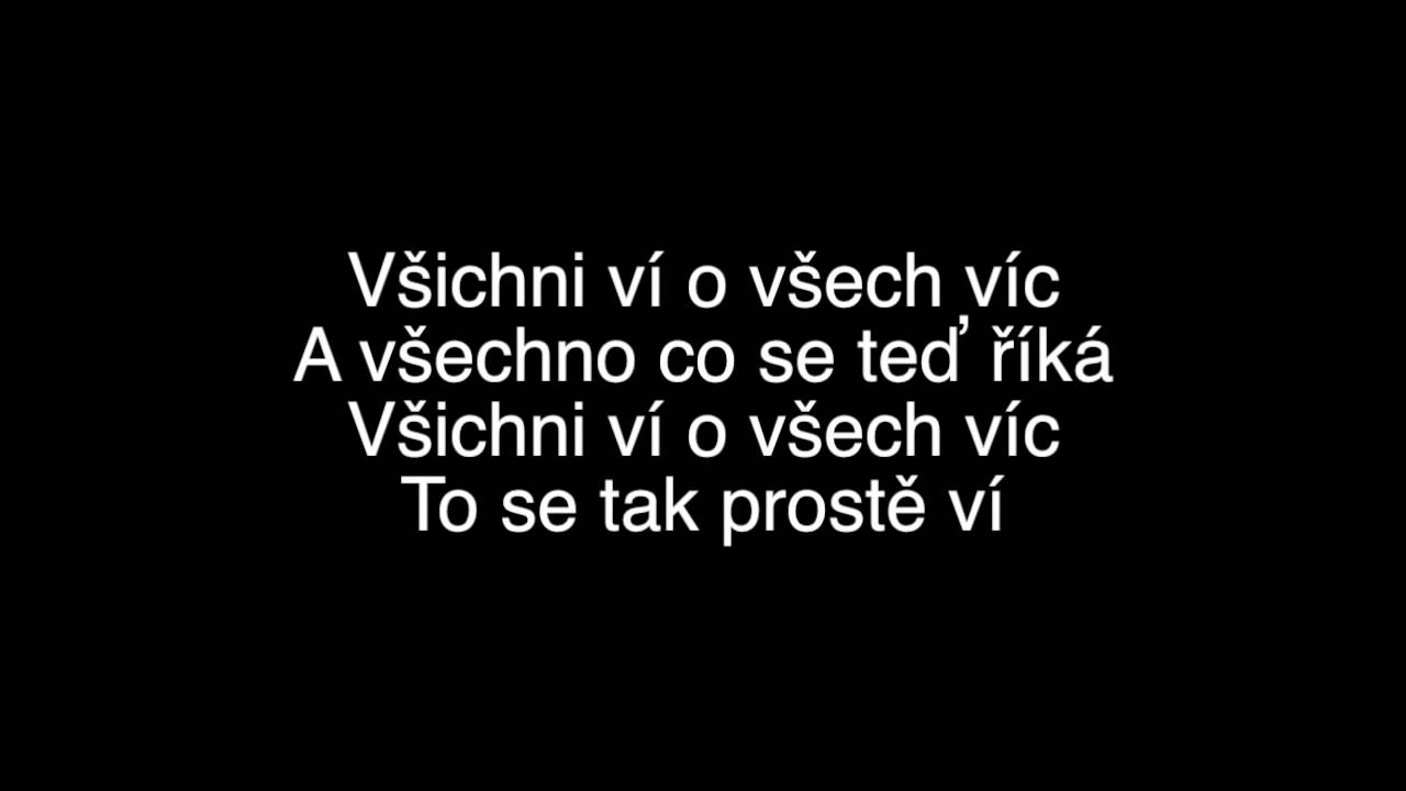 Barbora Pol&aacute;kov&aacute; - Nafrněn&aacute; - Lyrics