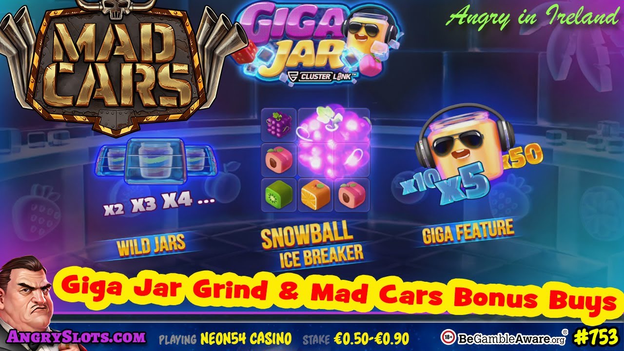 GIGA JAR, *New Slot* from Push Gaming & Mad Cars *Bonus Buys*