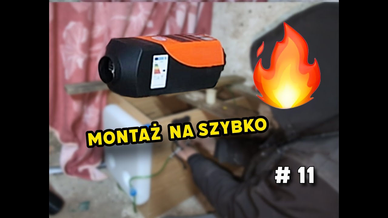 Webasto po partyzancku 😅 Montaż na szybko w pomieszczeniu gospodarczym (PROWIZORKA)
