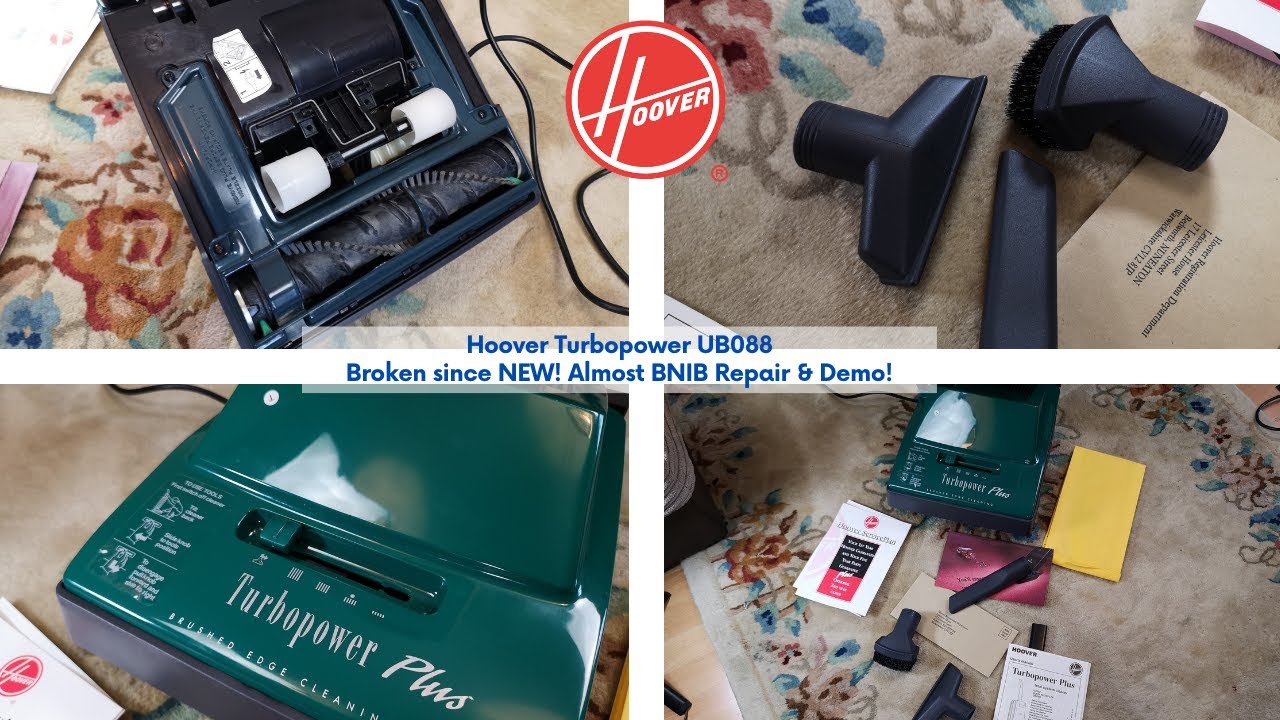 Hoover Turbopower UB088 - BNIB* but broken since new! Repair & Demonstration