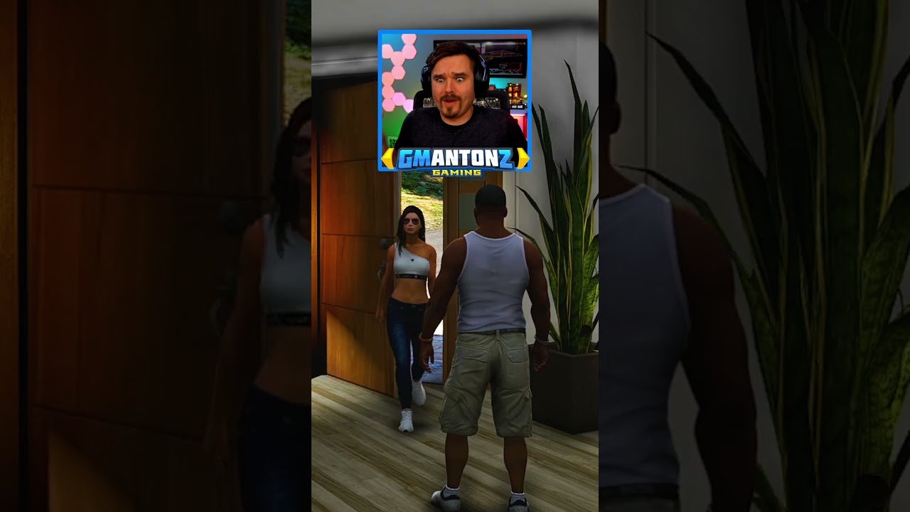 What happens if you HIDE inside Franklin's House in GTA 5?! #shorts #gta5