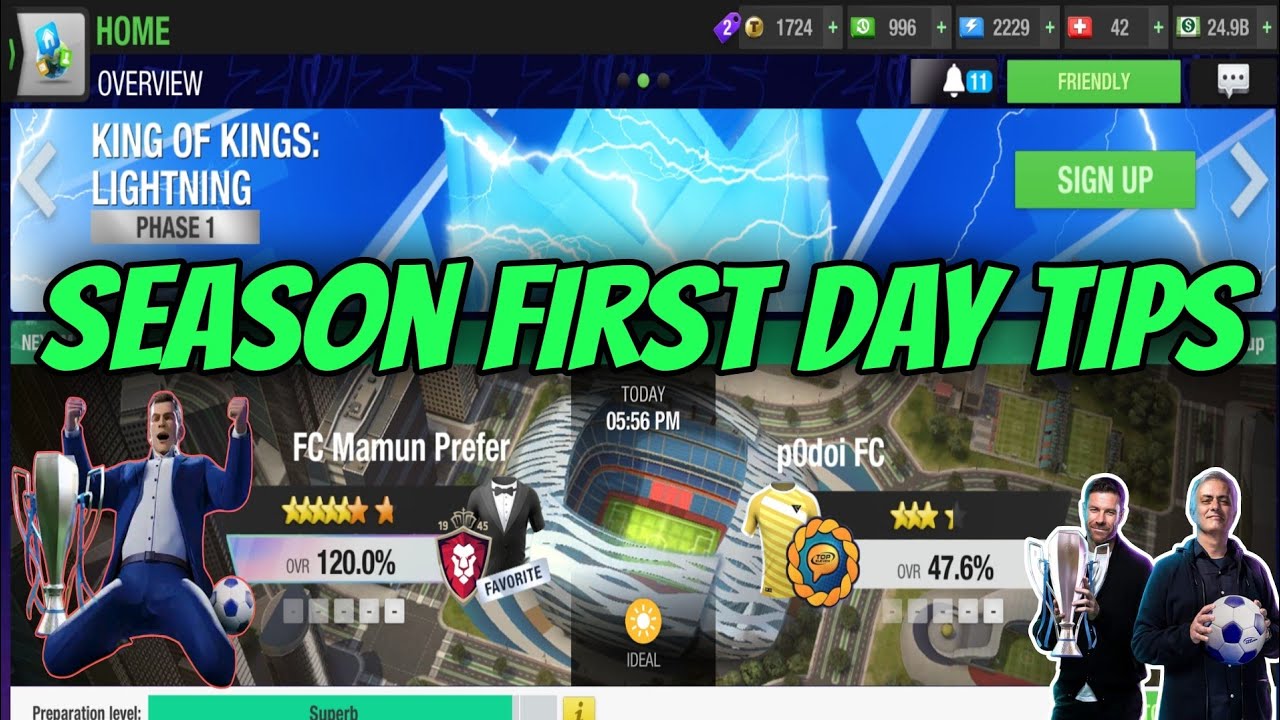 Tips for the First Day Of the Season in Top Eleven 2025