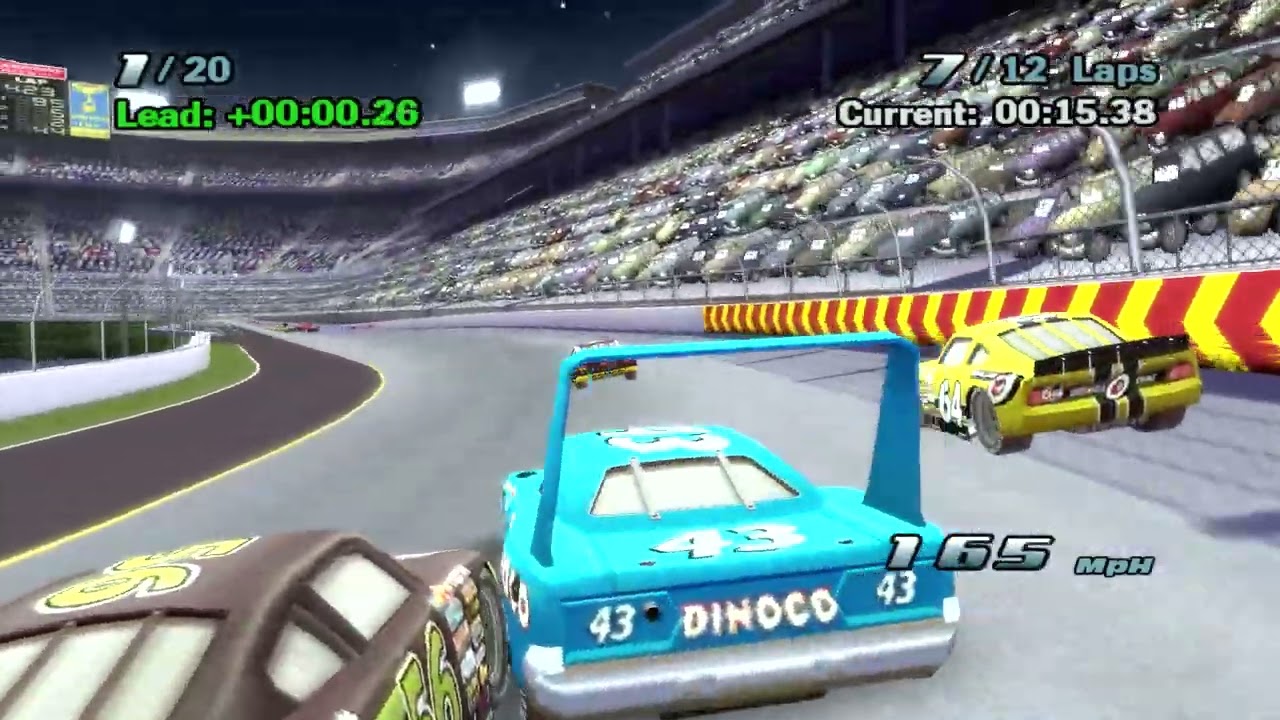 Cars The Game - King gameplay in Motor Speedway of the South | PC