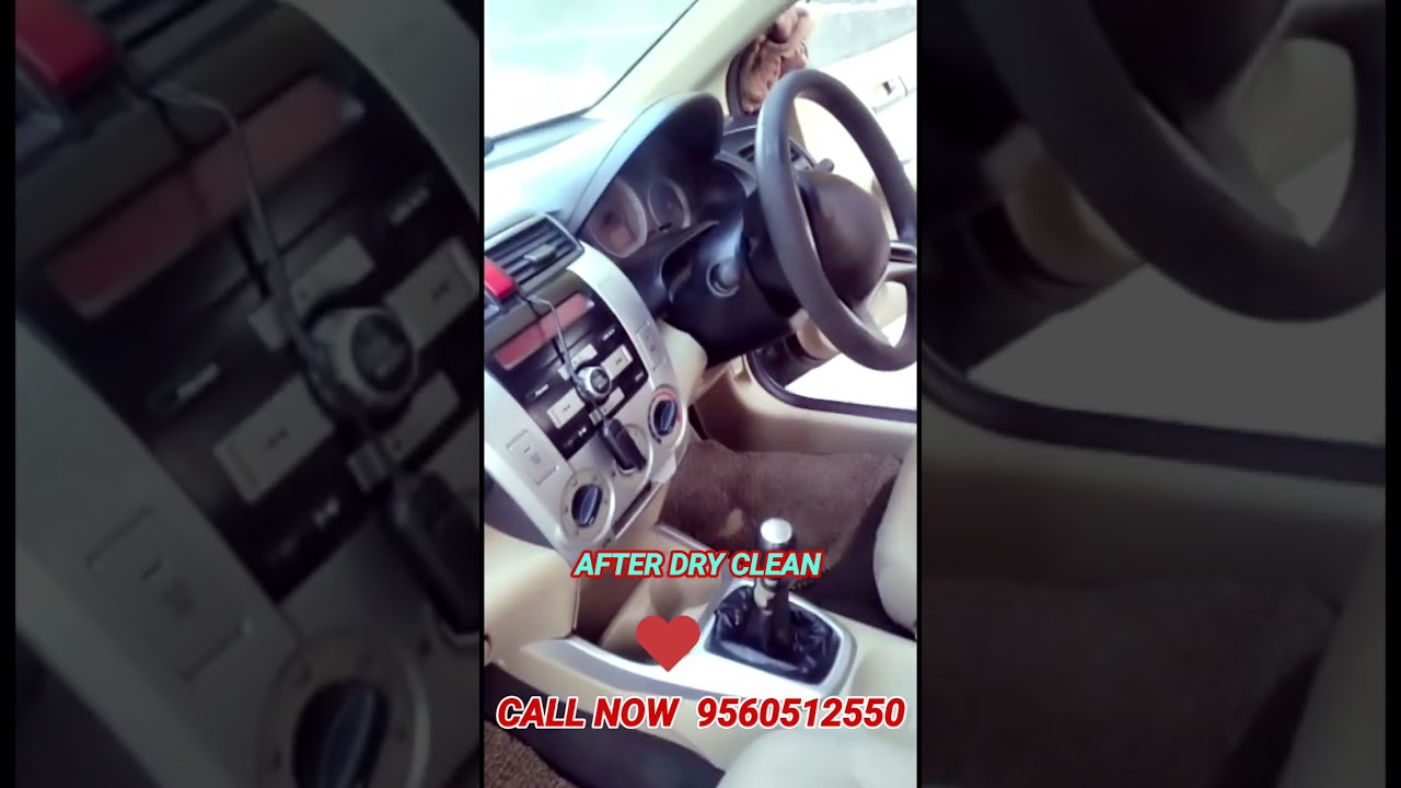 Honda City Deep cleaning and detailing by dhruv motors 9 call now 9560-51-2550