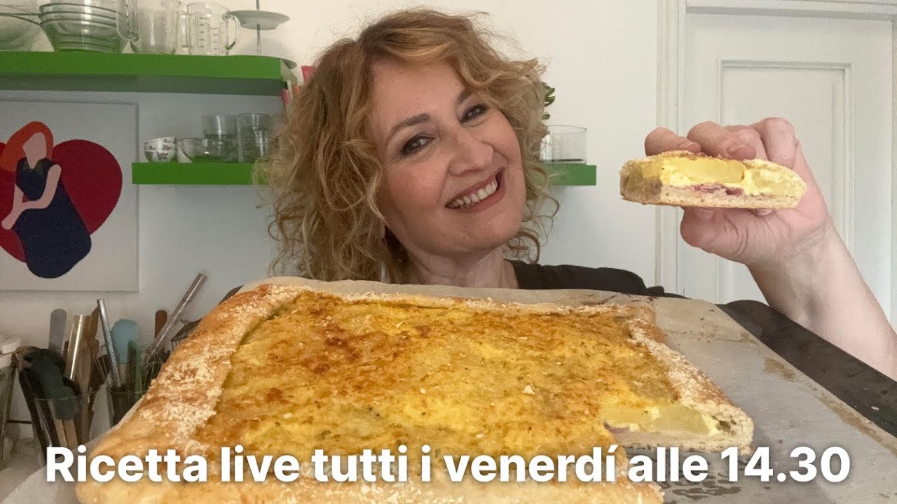 I miei amici me la chiedono sempre torta salata con patate e prosciutto