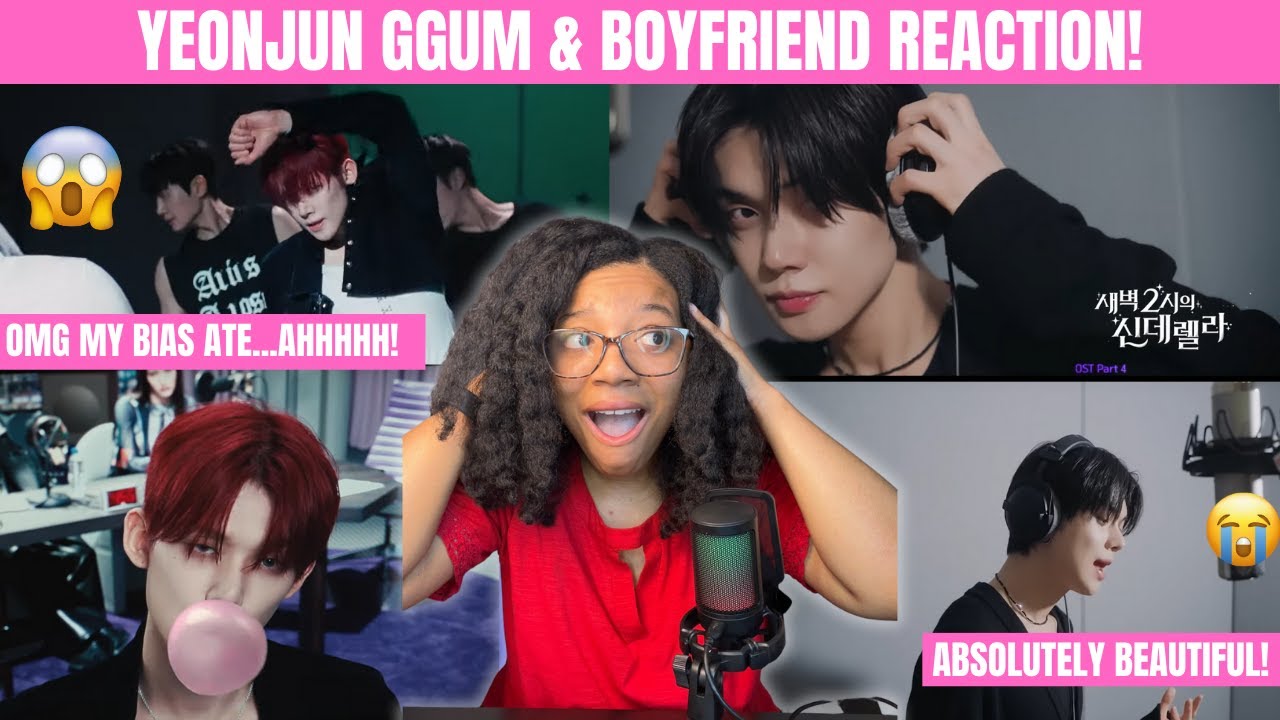I was NOT ready! YEONJUN GGUM & Boyfriend reaction! He absolutely ATE!