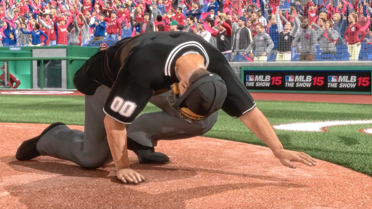 UMPIRE INJURED IN WORLD SERIES! MLB 15 The Show Road to the Show PS4 Gameplay