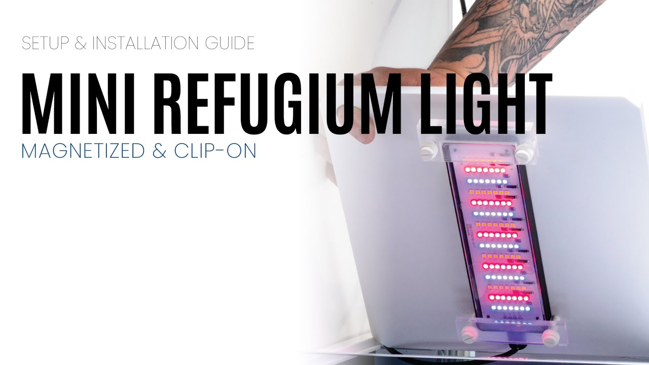 Setup & Installation of the UNS Mini Refugium Light (Clip-On & Magnetic Versions)