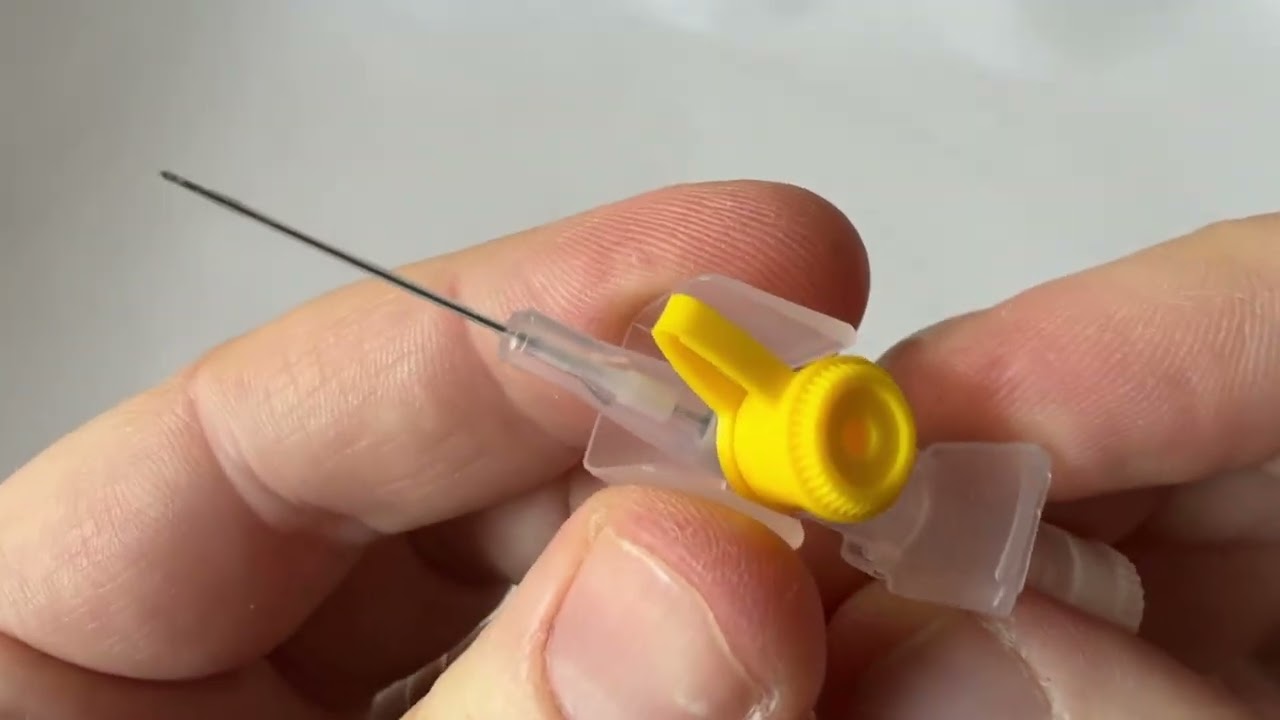 Канюля 24G (жовта) (катетер) внутрішньовенна MEDICARE