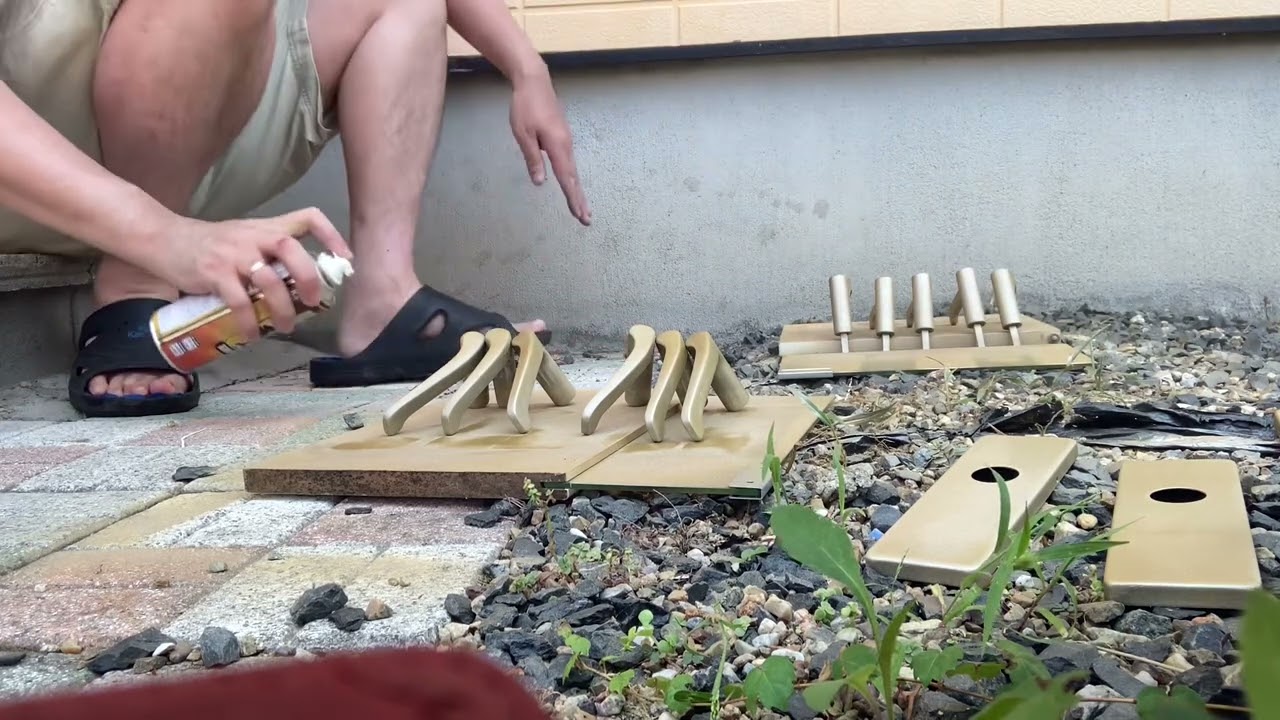ＤＩＹに挑戦②😆（家のドアノブ塗装）