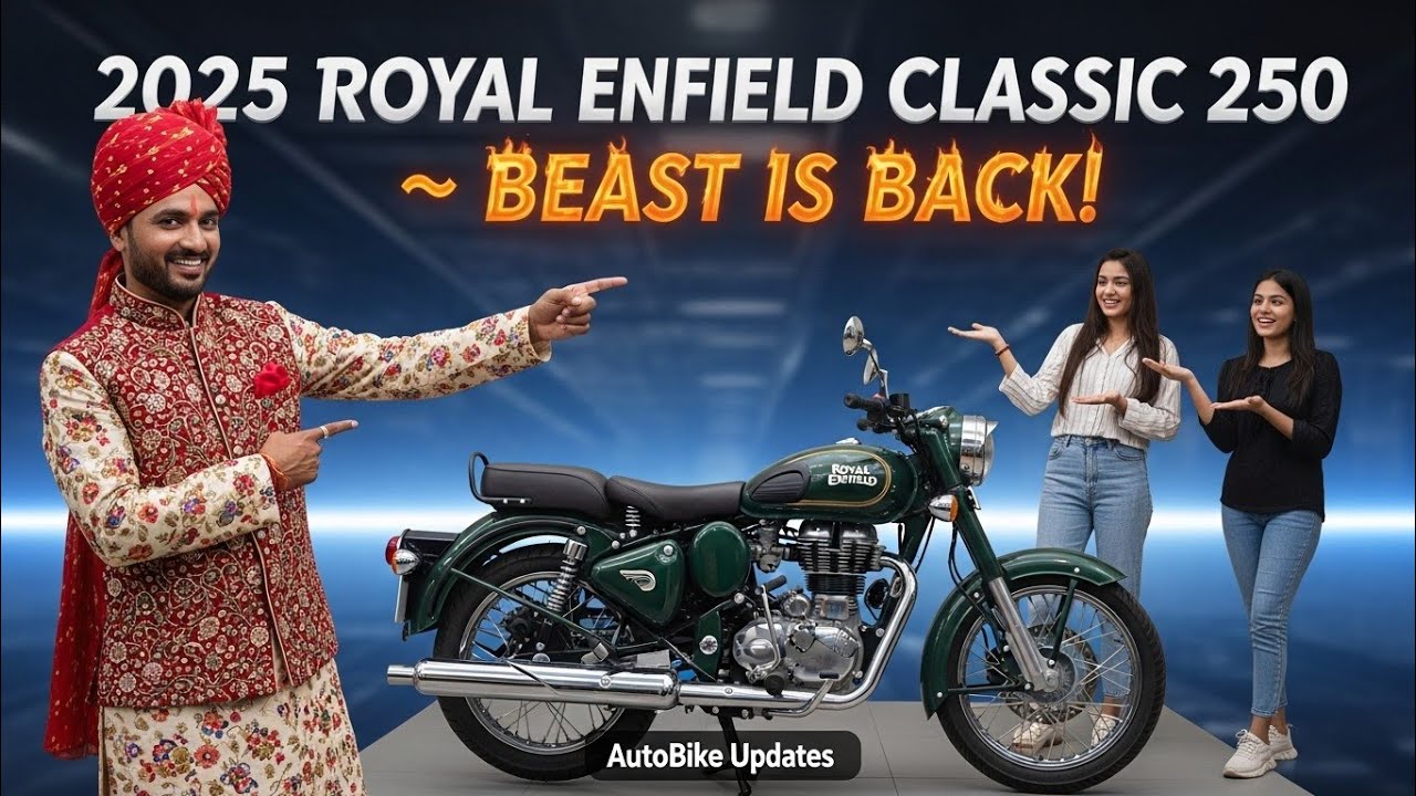 🔥 Royal Enfield Classic 250 2025 года &ndash; Возрождение легенды | Новый дизайн, мощность и ретро-стил...