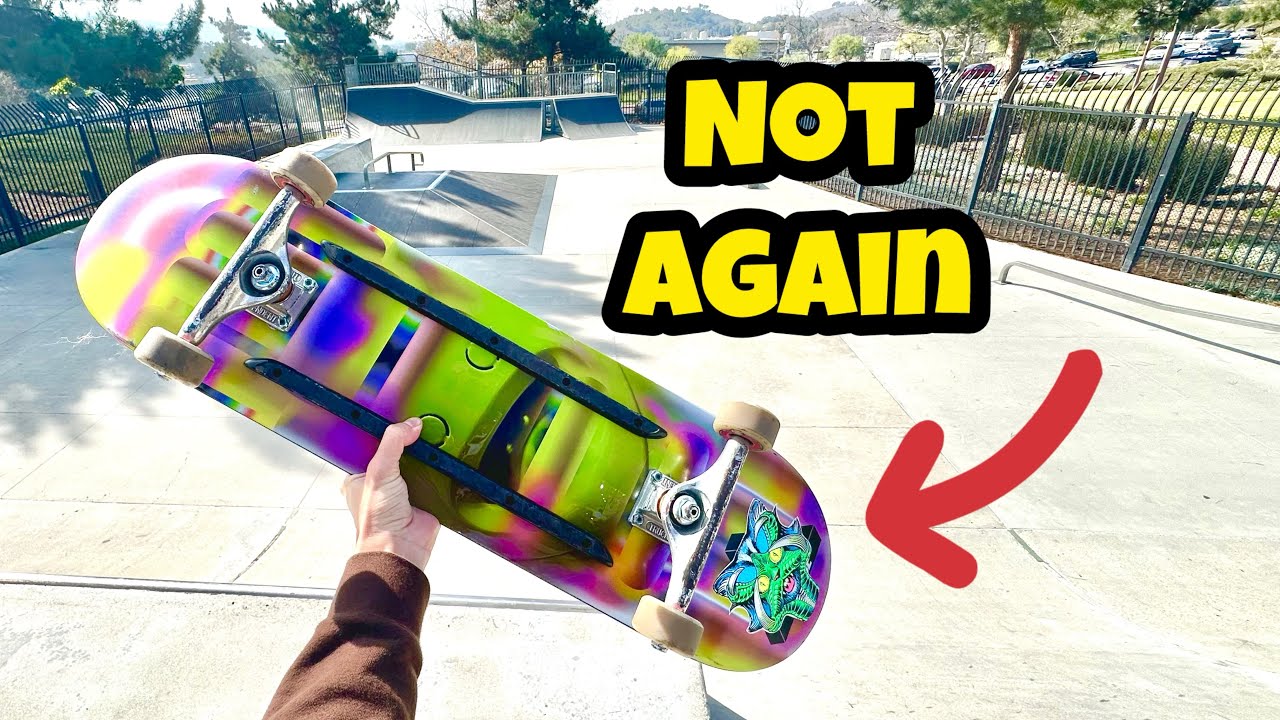 New Palace Skateboard Setup (тест и обзор скейтборда в скейтпарке)