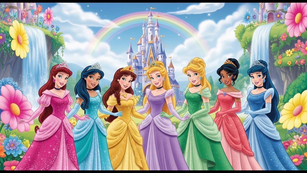 Magical Kingdom of Seven Princesses 🏰🌟 | Kids Fairytale Musical  || kids cartoon