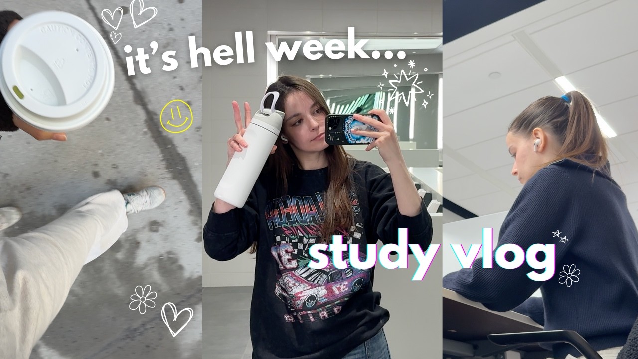 the insane week of an engineering student catching up on assignments