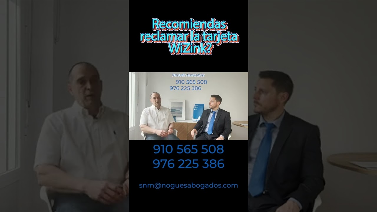 💁🏻&zwj;♂️ Consejo de Carlos, afectado de la usura de la Tarjeta Wizink 💳💸
