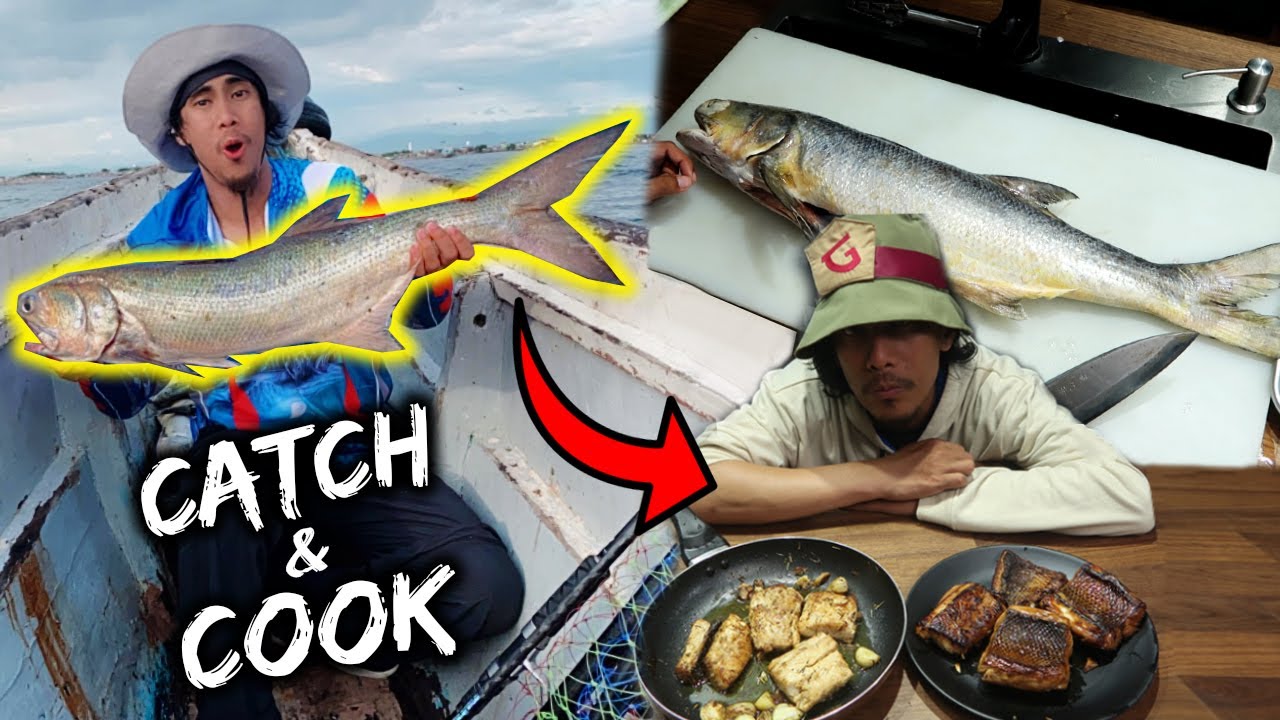 Nahuli Namin Sa Manila Bay | How to Catch and Cook Threadfin Salmon / Mamale