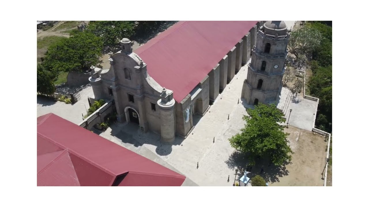 CINEMATIC DRONE SHOTS ASTONISHING BAROQUE CHURCH SANTA MARIA ILOCOS SUR
