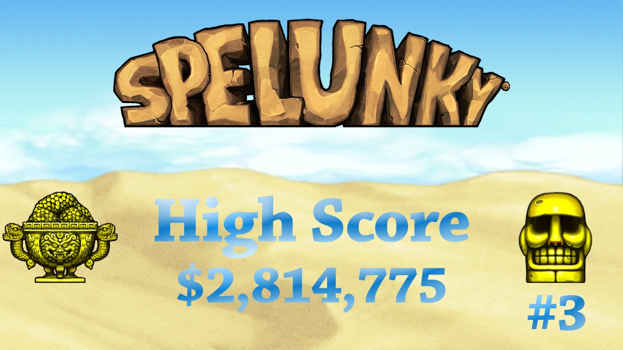 Spelunky High Score $2,814,775 part 3
