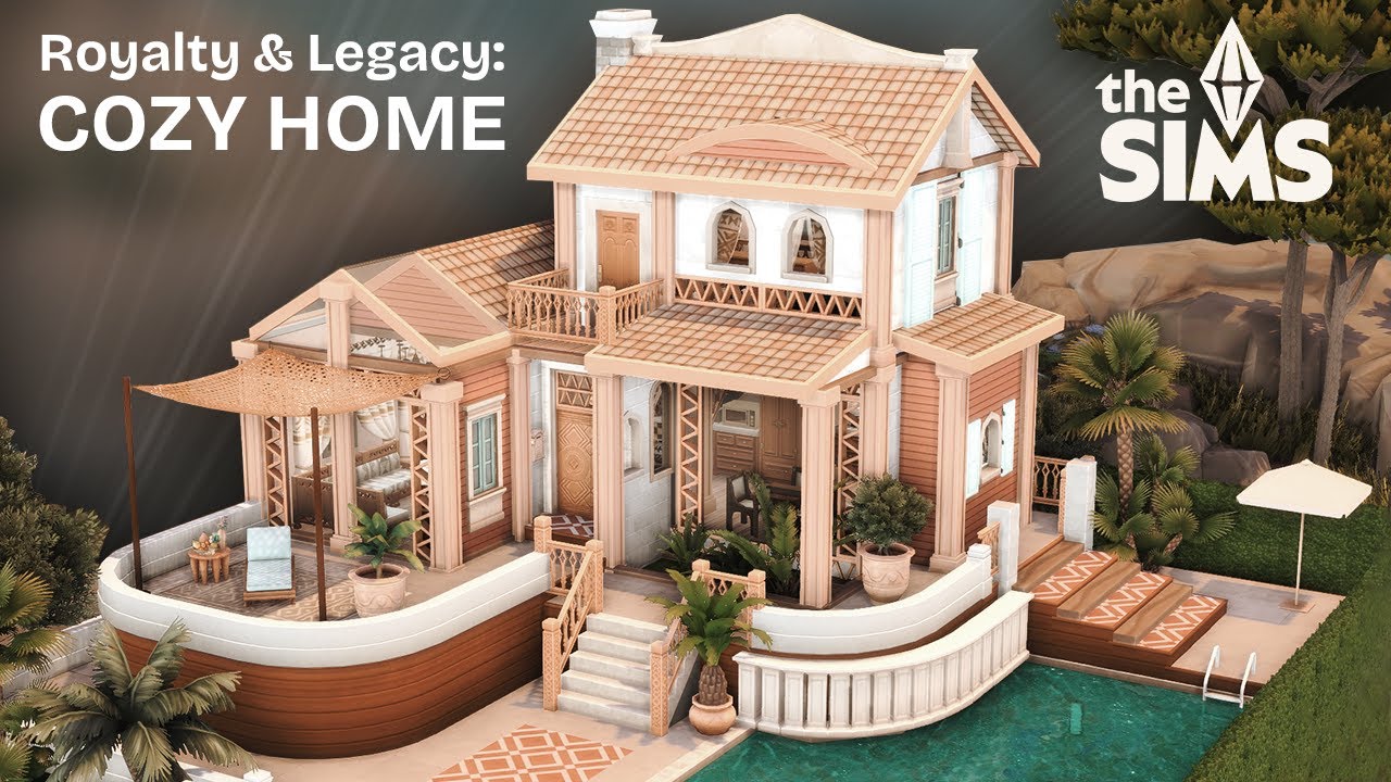 Sims 4 ROYALTY & LEGACY: COZY SMALL HOME (Base Game & 1 Pack!)