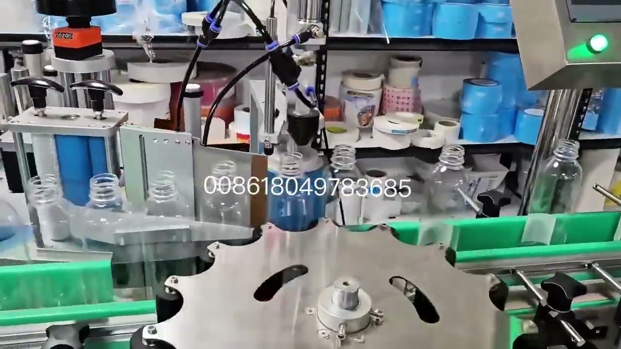 High Speed Round Bottle Labeling Machine | Automatic Bottle Sticker Labeling Machine Manufacturer