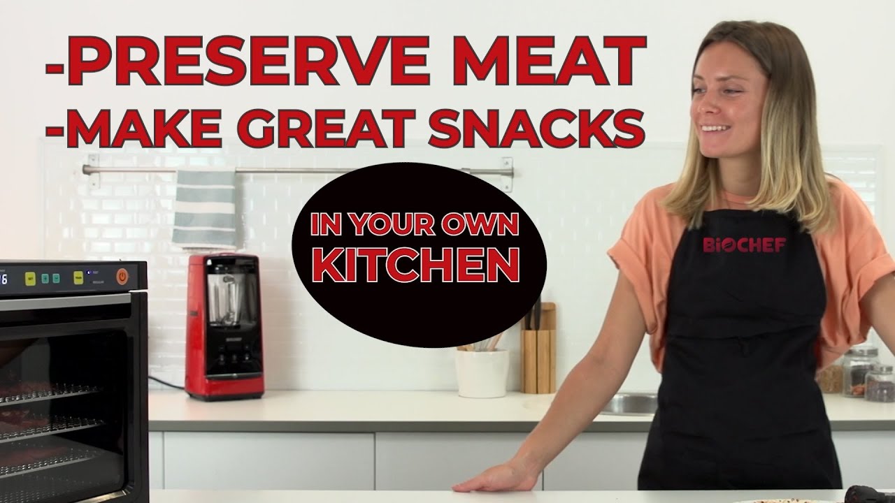 Preserve meat and make great snacks at home. - BioChef Savana Food Dehydrators. Beef Jerky