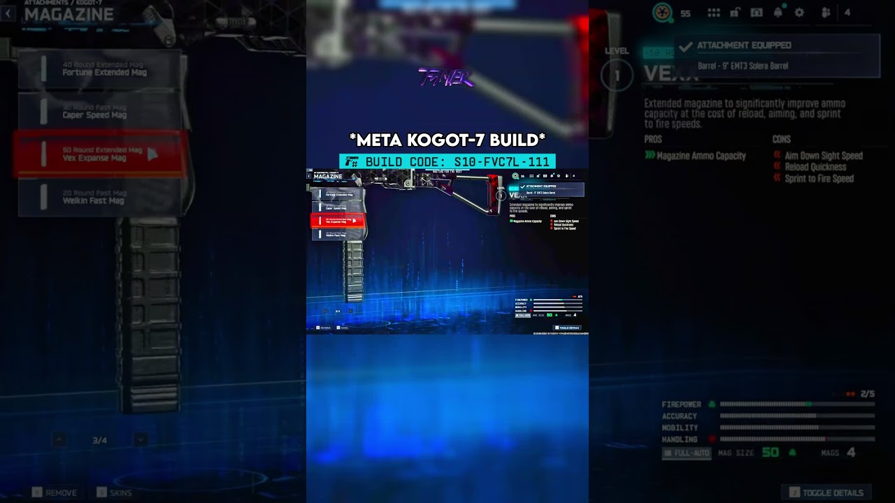 THE *MAX DAMAGE* KOGOT-7 BUILD on WARZONE 👑 #warzone #callofduty #bo6 #rebirthisland #cod #shorts
