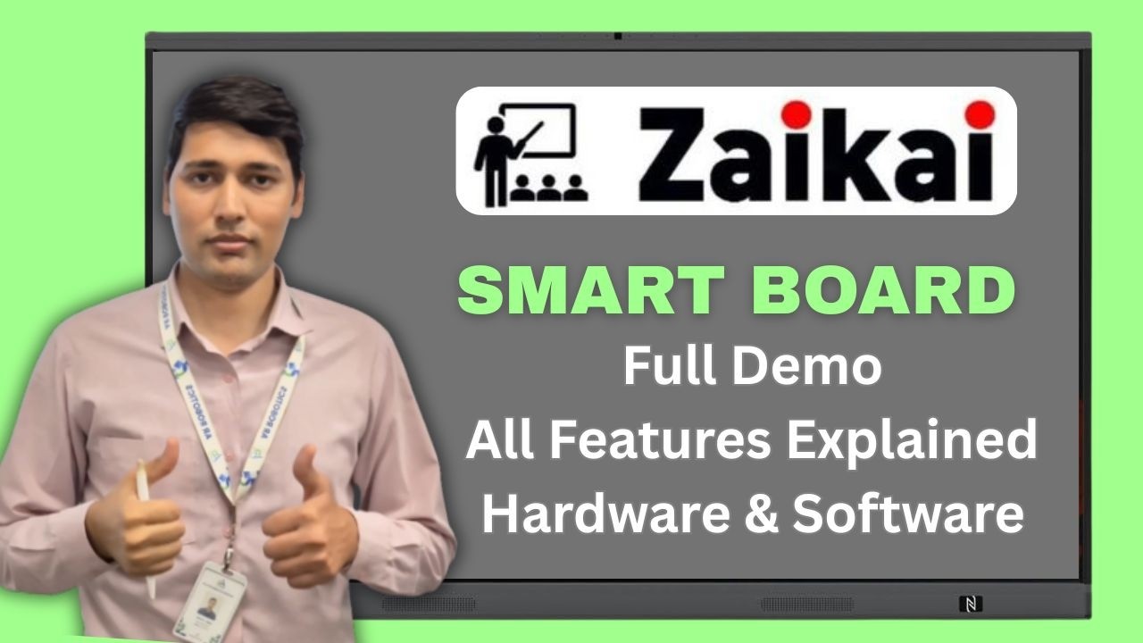 Zaikai Smart Board Demo: Best 4K Interactive Panel for Schools & Meetings |AR Robotics India Pvt Ltd