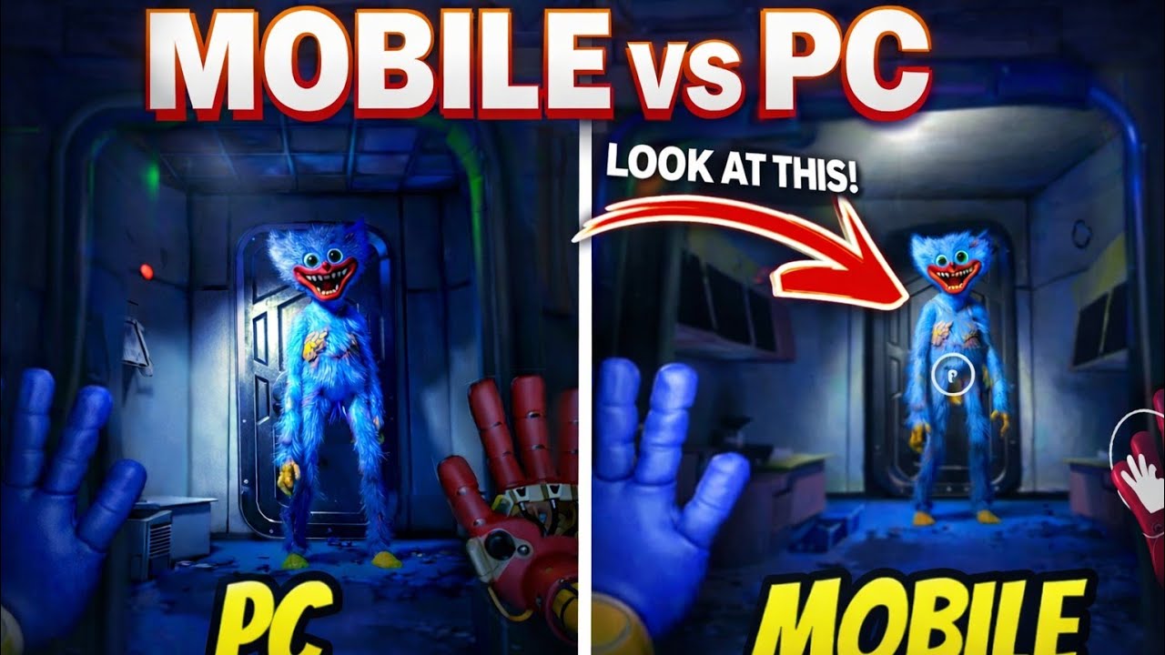 🔥POPPY PLAYTIME CH-5 MOBILE V.S PC🔥 (Mobile is Fan made)