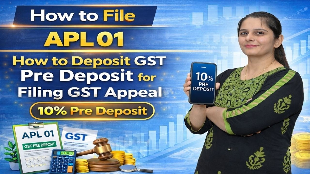 🔥 How to File GST APL-01? + 10% Pre Deposit Payment (LIVE Process) | GST Appeal Step-by-Step 💻