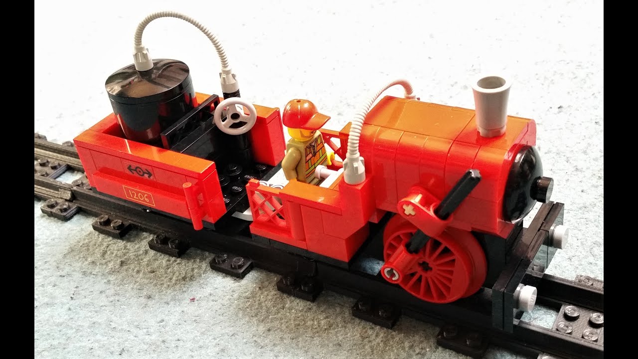 Lego narrow gauge 'Rocket' style locomotive MOC showcase