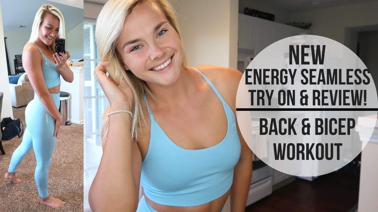 NEW GYMSHARK ENERGY SEAMLESS REVIEW | Arm Workout | UNSTOPPABLE