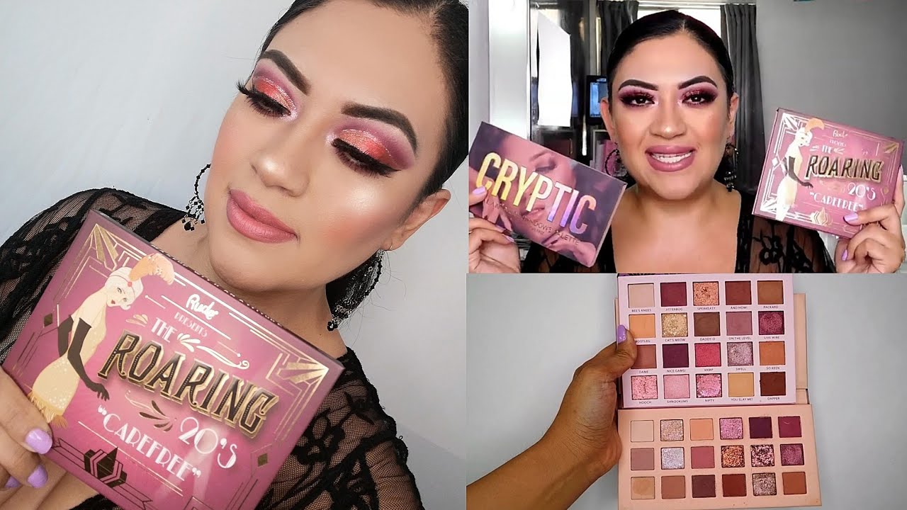 Nueva Paleta de RUDE THE ROARING CAREFREE / DUPE de HUDA BEAUTY/ Comparación con Cryptic de Okalan