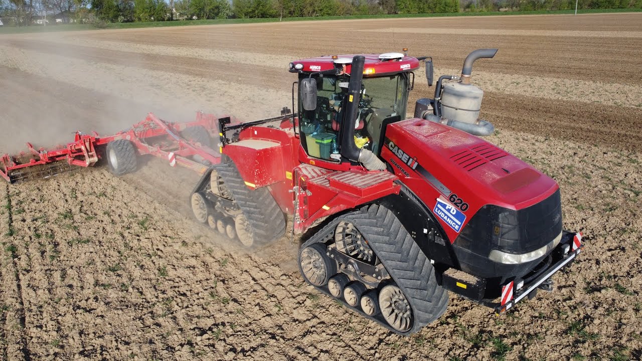 Case Quadtrack 620 | Agri opal saturn II | rozrábka pôdy pod repu