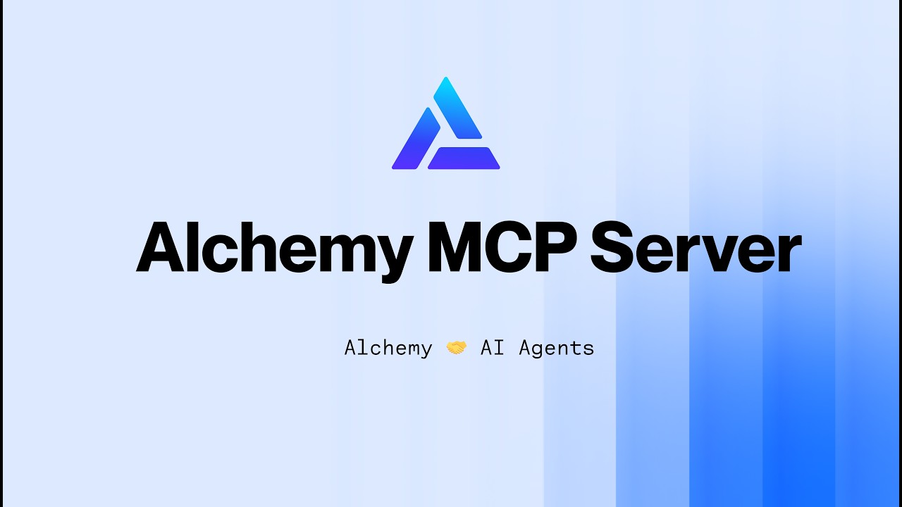 Alchemy MCP Server | Connect Your AI Tools to Blockchain Data