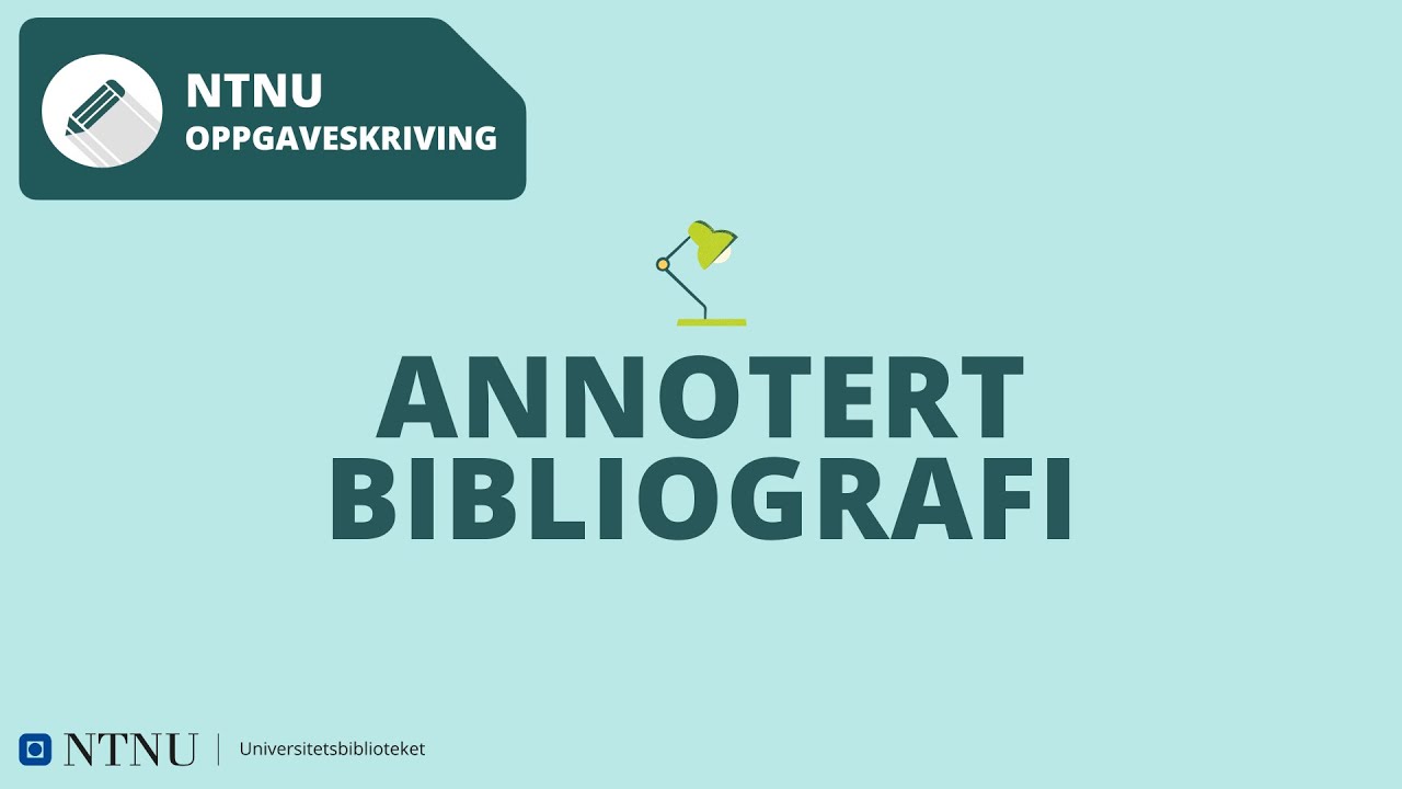 Annotert bibliografi