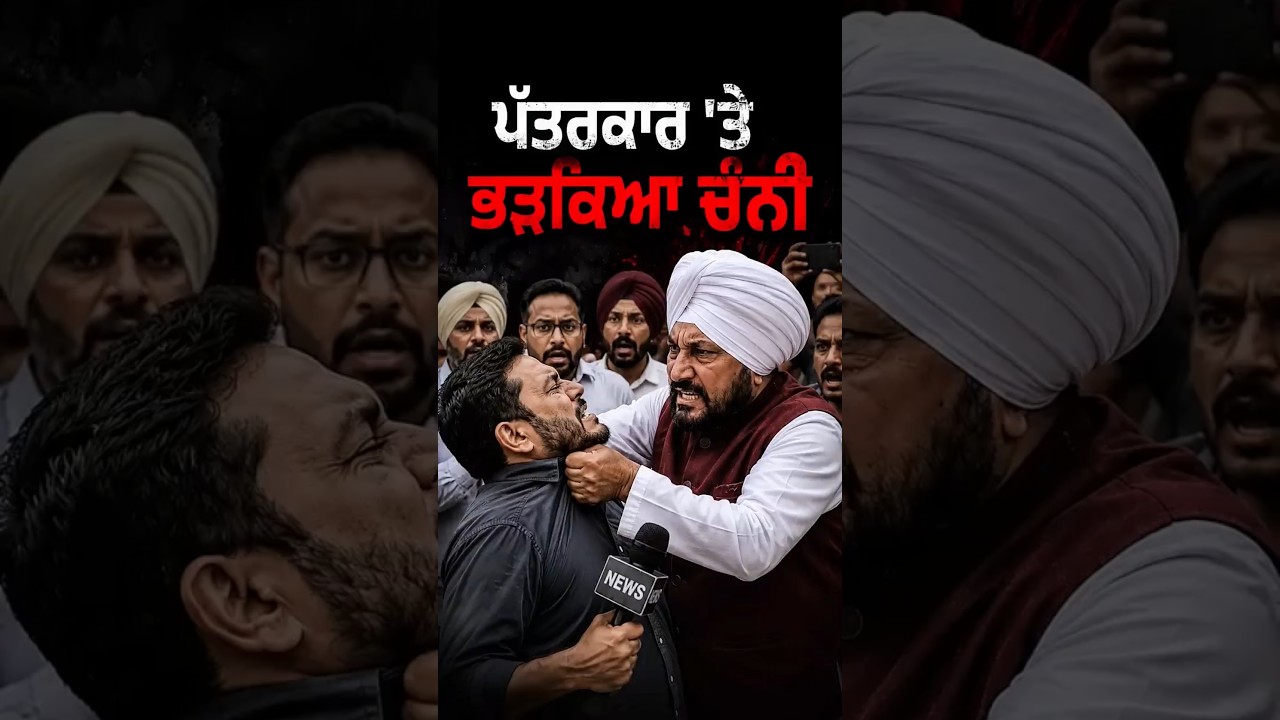 Channi lashes out at journalist after hearing Warring's name #charanjeetchanni #punjabcongress